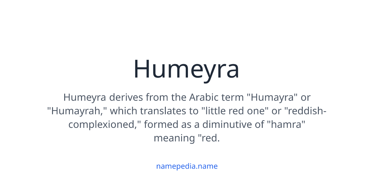 Humayra Humeyra Meaning, Origin, Nicknames & Popularity | Namepedia