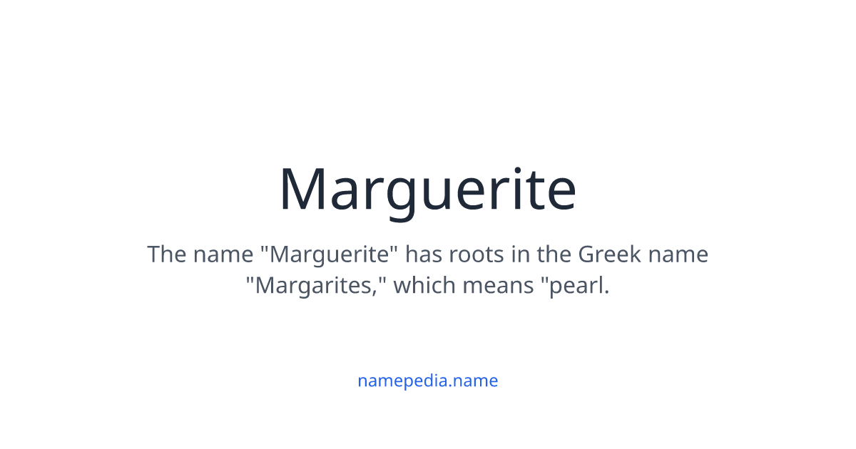 Marguerite (given name) visual data 3