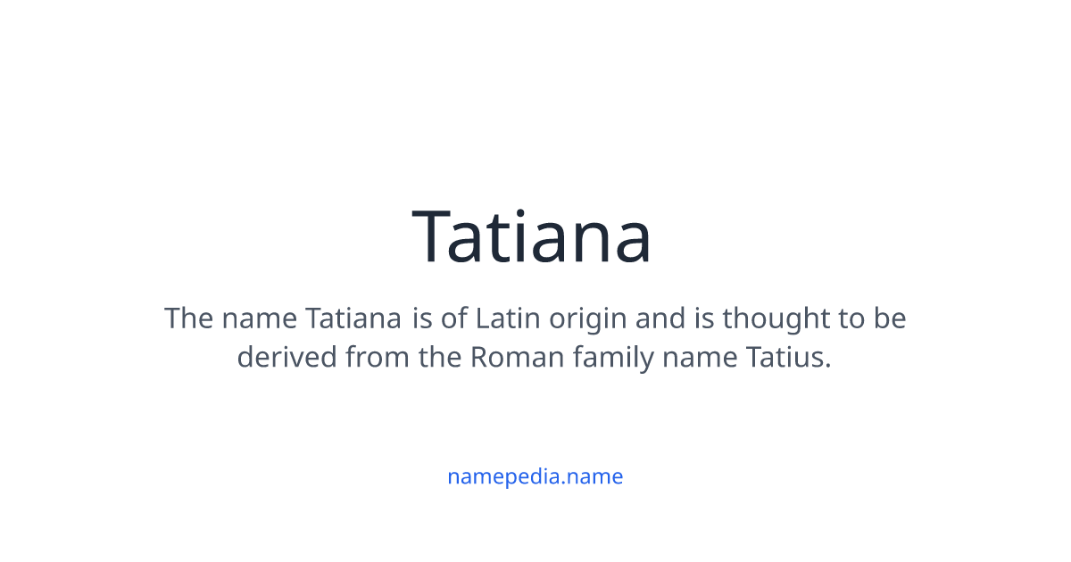 Tatiana visual data 3